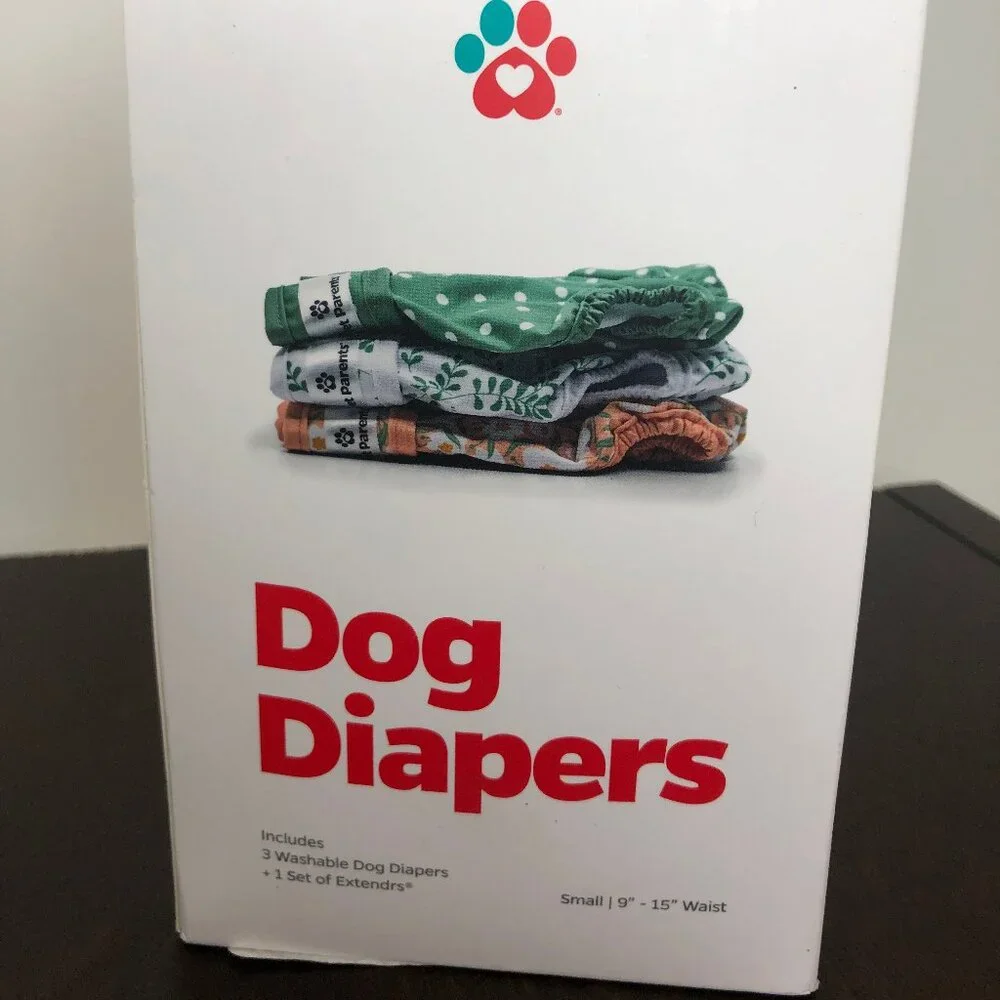 Pet Parents® Washable Dog Diapers (3pack) + Extendrs®